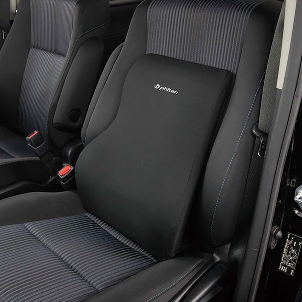 ボンフォーム　ファイテン背当て　ＢＫ, ブラック, 38×47cm