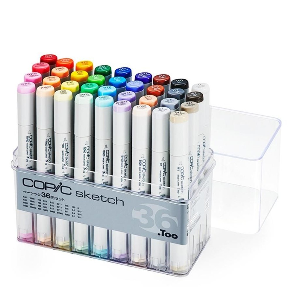 コピックスケッチ ベーシック 36色セット 12502083, ベーシック 36色セット, コピックスケッチ セット
