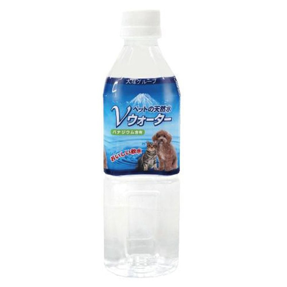 アース・ペット ペットの天然水 Vウォーター 500ml, ペット用, 500ml