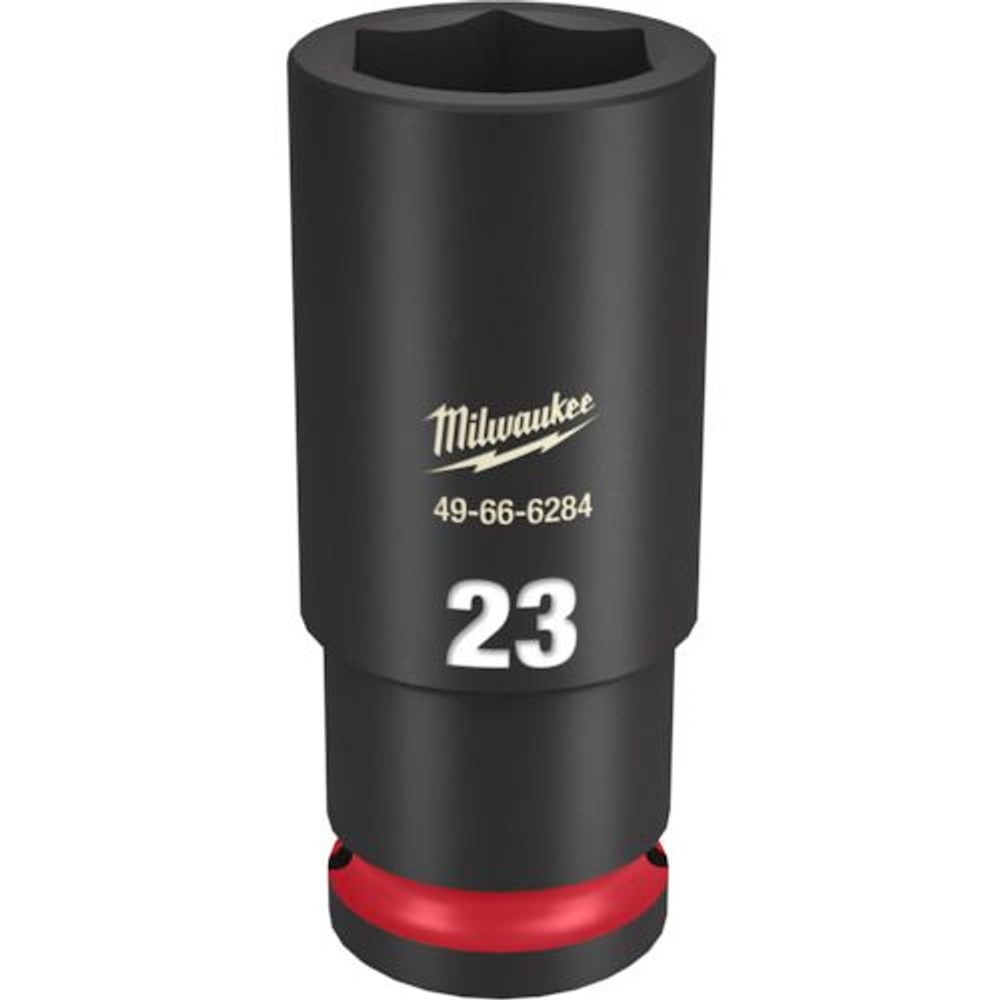 milwaukee SHOCKWAVE IMPACT DUTY ディープインパクトソケット 1/2インチ(12.7mm)角 23mm, 49-66-6284, 23mm