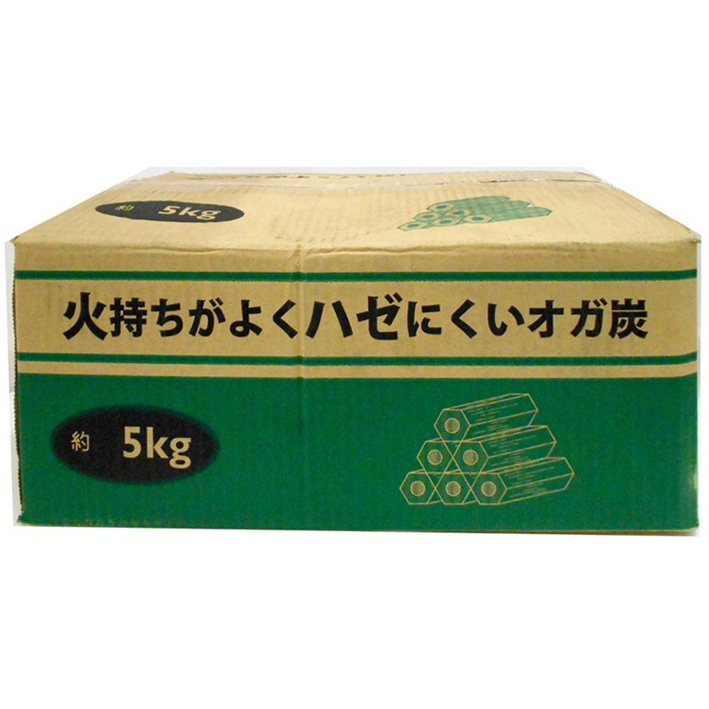 火持ちがよくハゼにくいオガ炭, 約5kg, 5.0kg