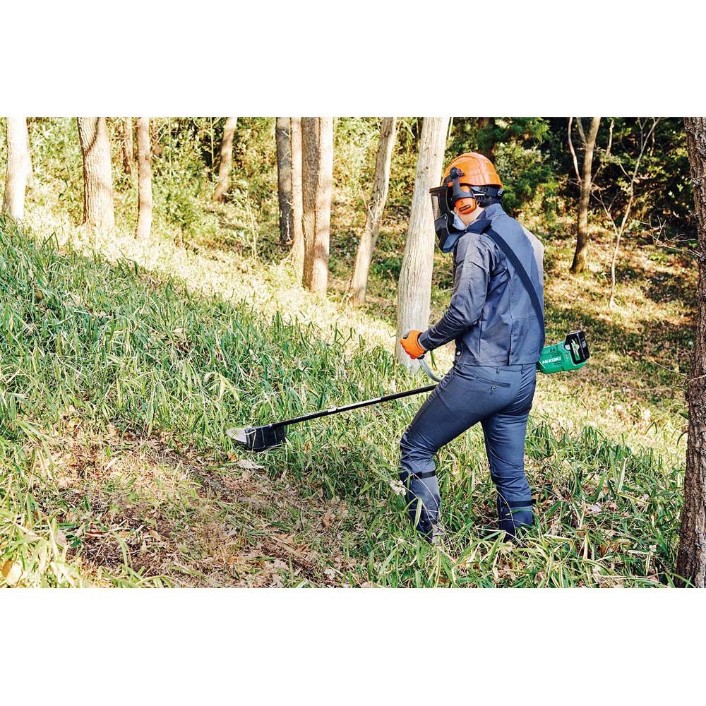 【数量限定】電池２個付 ハイコーキ  36Vコードレス 刈払機 CG36DB（WPZ) 230mm 蓄電池・充電器セット＋進呈品 蓄電池付, アグレッシブグリーン, 36V