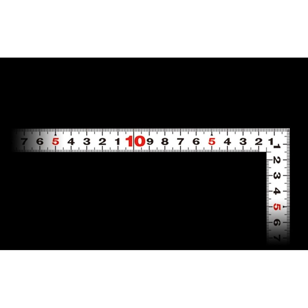 曲尺平ぴた ホワイト 50cm／1尺5寸 併用目盛, ホワイト, 50cm／1尺5寸