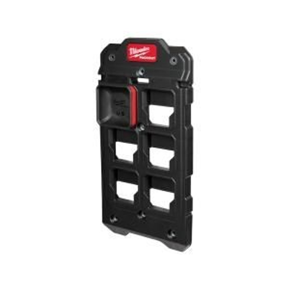 milwaukee PACKOUT マグネット付き小物収納 48-22-8070, ブラック&times;レッド, 102&times;102mm