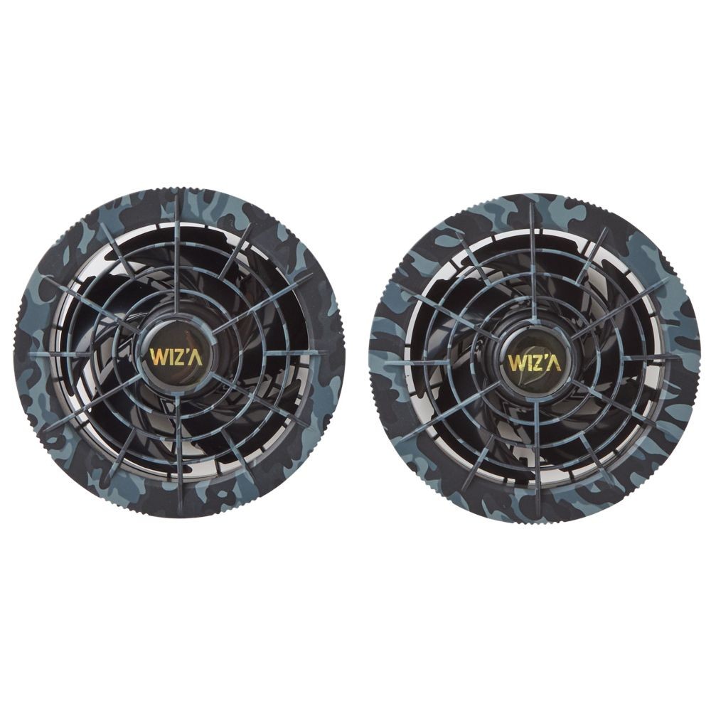 【2026年モデル】ウイザ　WIZ'A　超大風量　衣料用ファンＰＲＯ　カモフラ&times;ブラック, カモフラ&times;ブラック, ノーマル