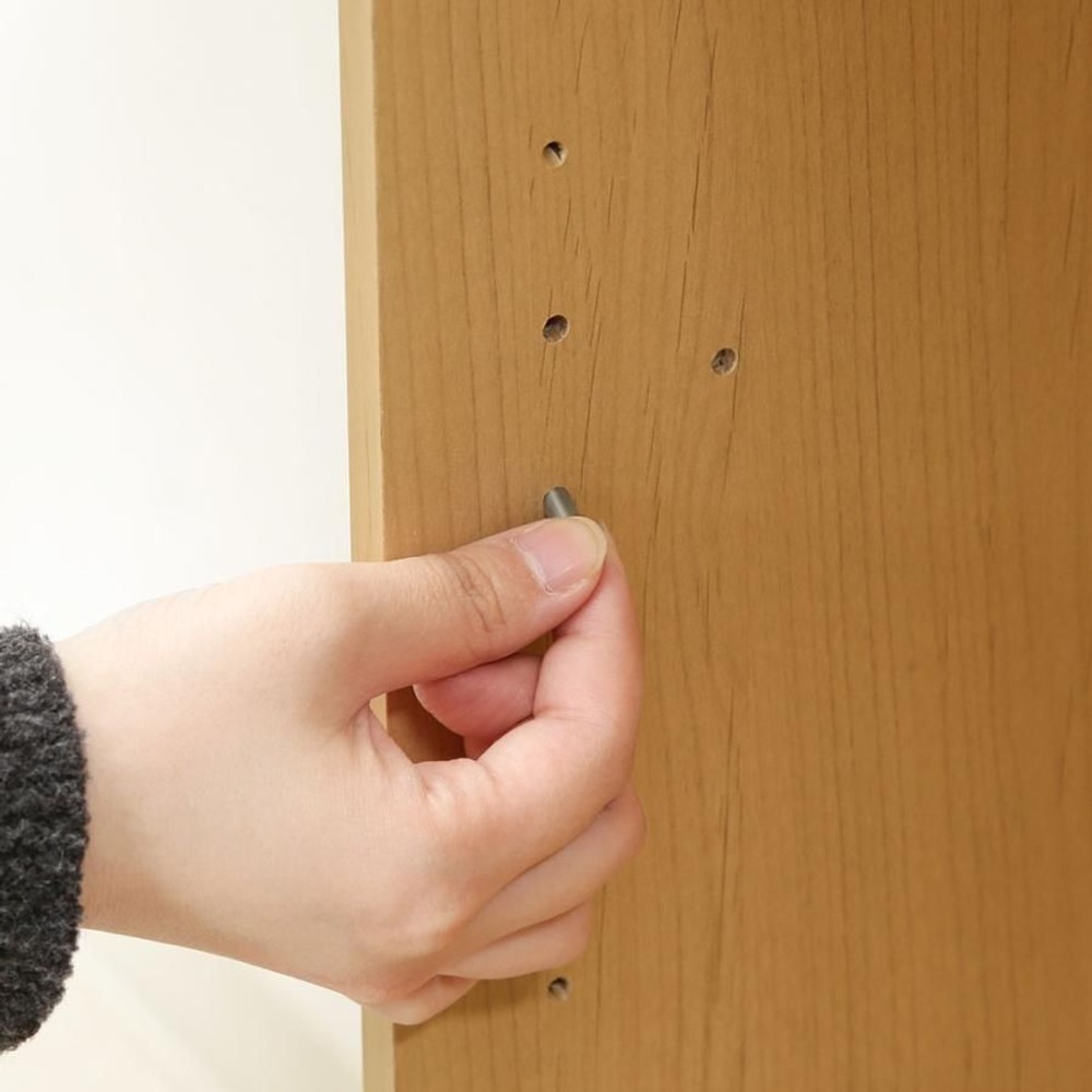 カラーボックス　可動棚3段【メーカー直送・代引不可】, ホワイト, 3段