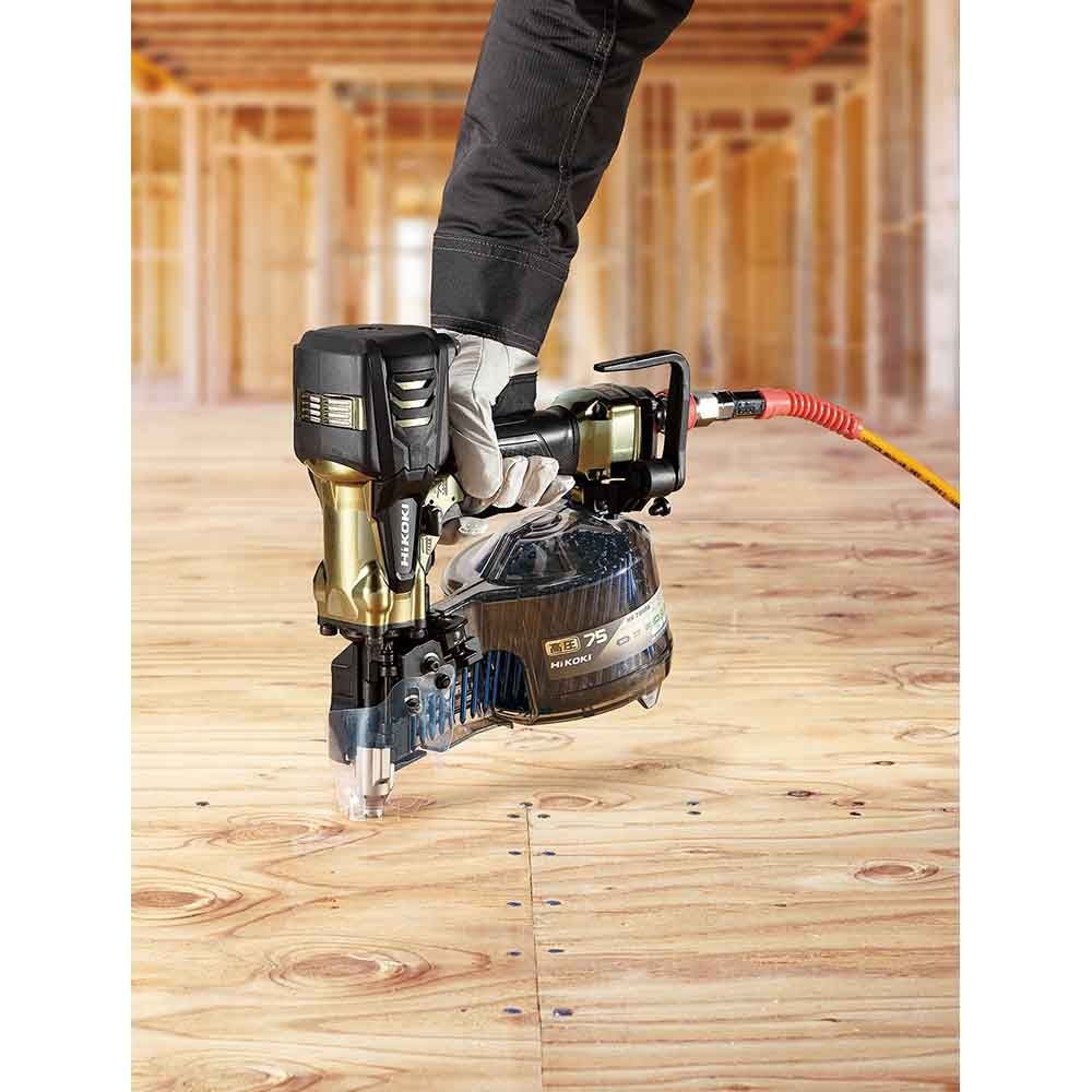 ハイコーキ　HiKOKI 高圧ロール釘打機 NV75HRA (S), ハイゴールド, NV75HRA (S)