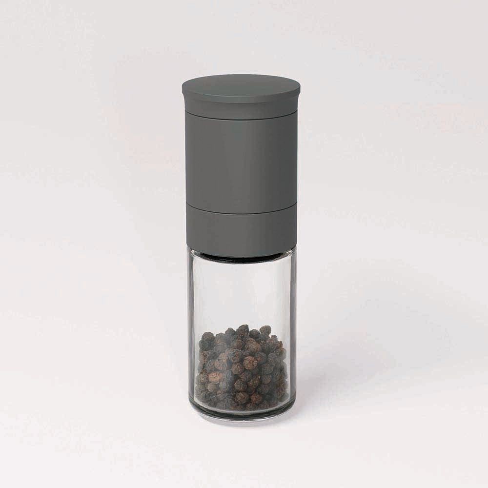 川崎 KAWASAKI 胡椒ミル セラミック刃 調整式 MI-043, ブラック, MI-043