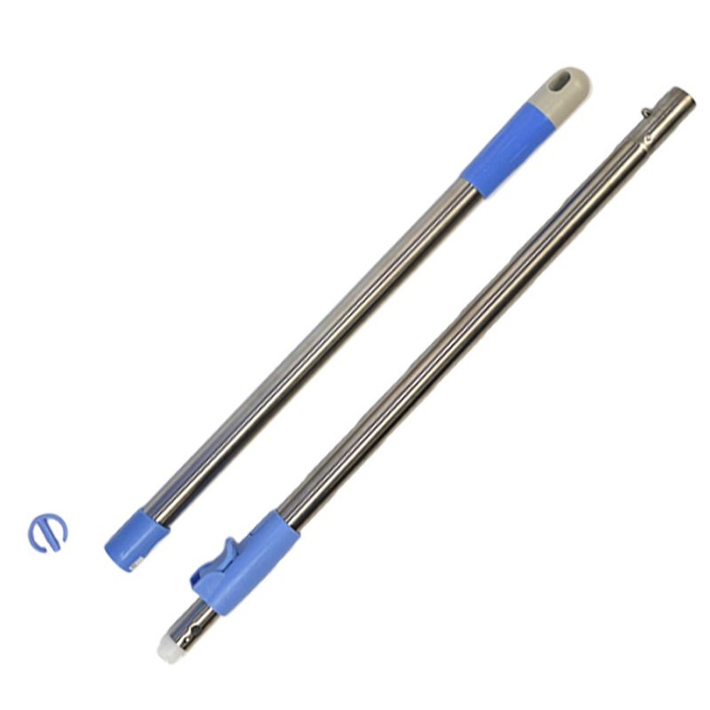 回転式水切りモップ用　柄, ブルー, 回転式モップ用