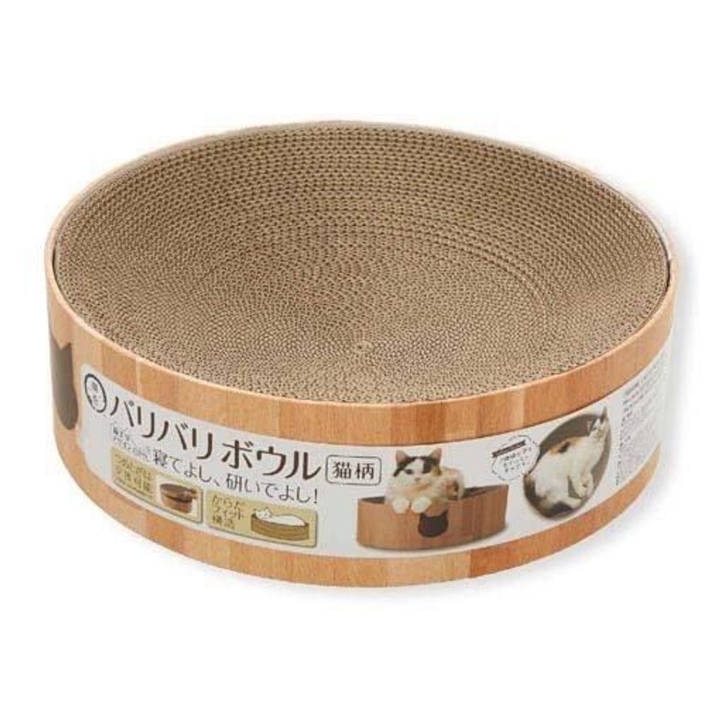 猫壱　バリバリボウル　猫柄, 猫柄, 幅398mm、奥行き398mm、高さ120mm