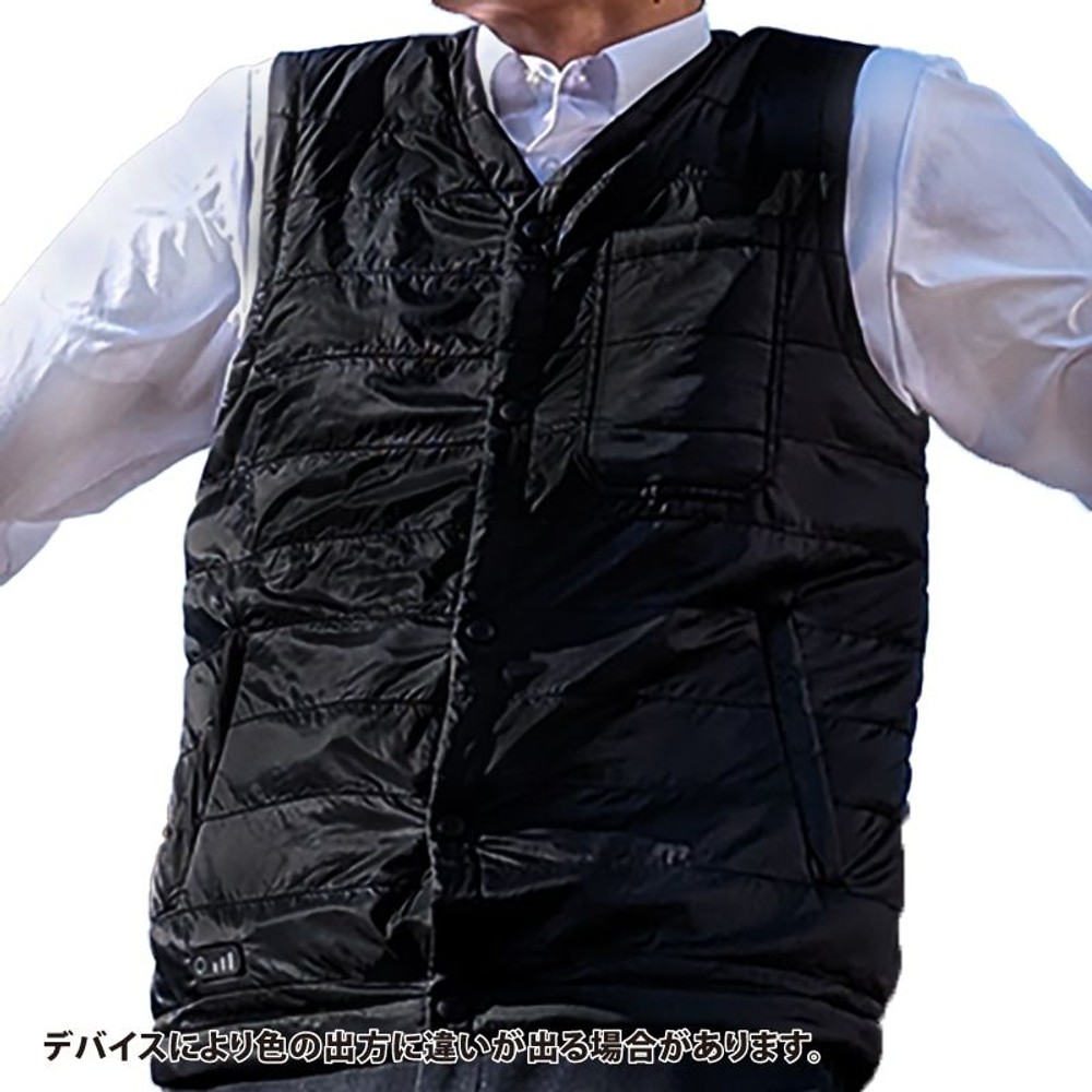【数量限定】【値下げ】ヒーター内蔵ベスト　ブラック, ブラック（S）, Sサイズ