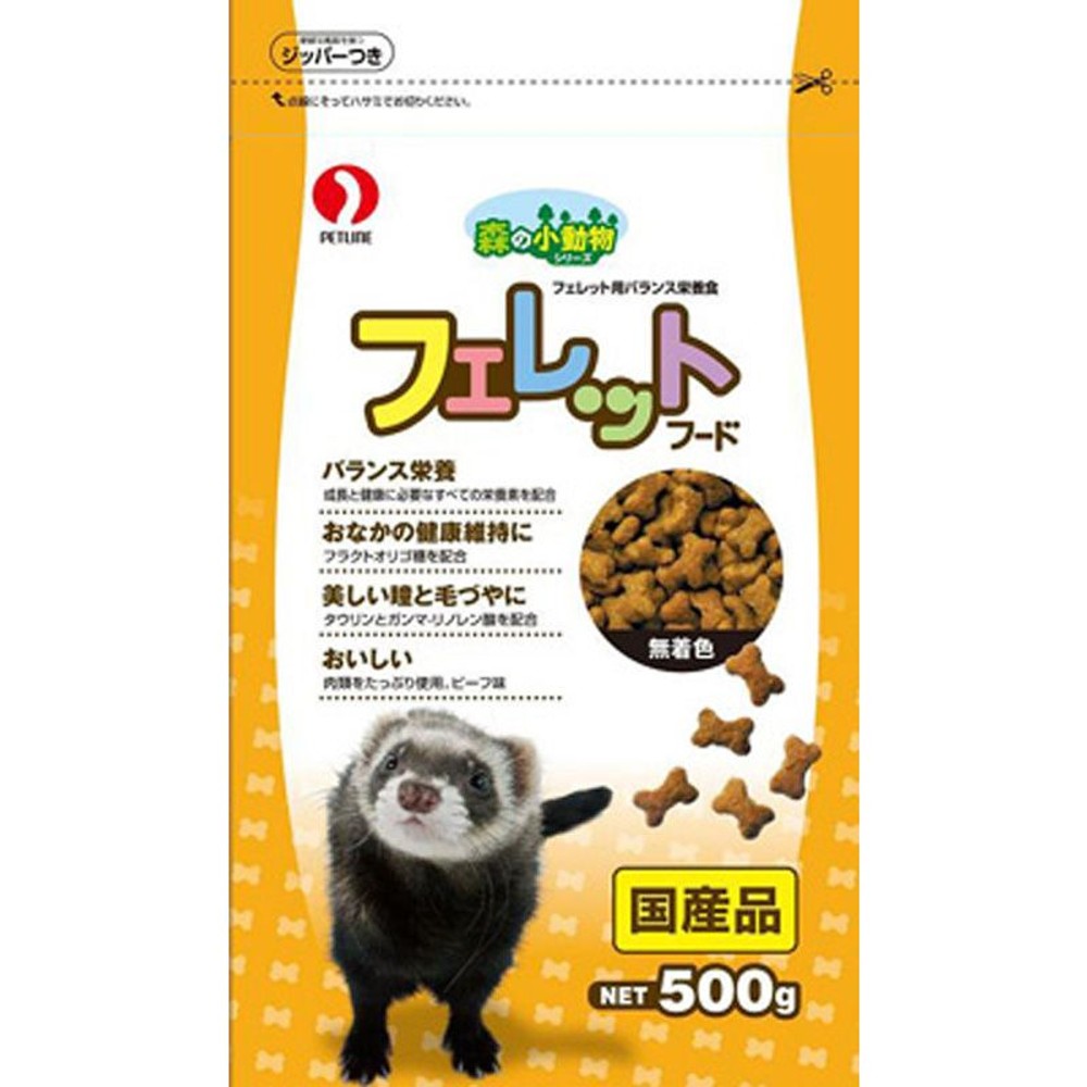 森の小動物　フェレットフード500ｇ, その他カラー１, その他サイズ１
