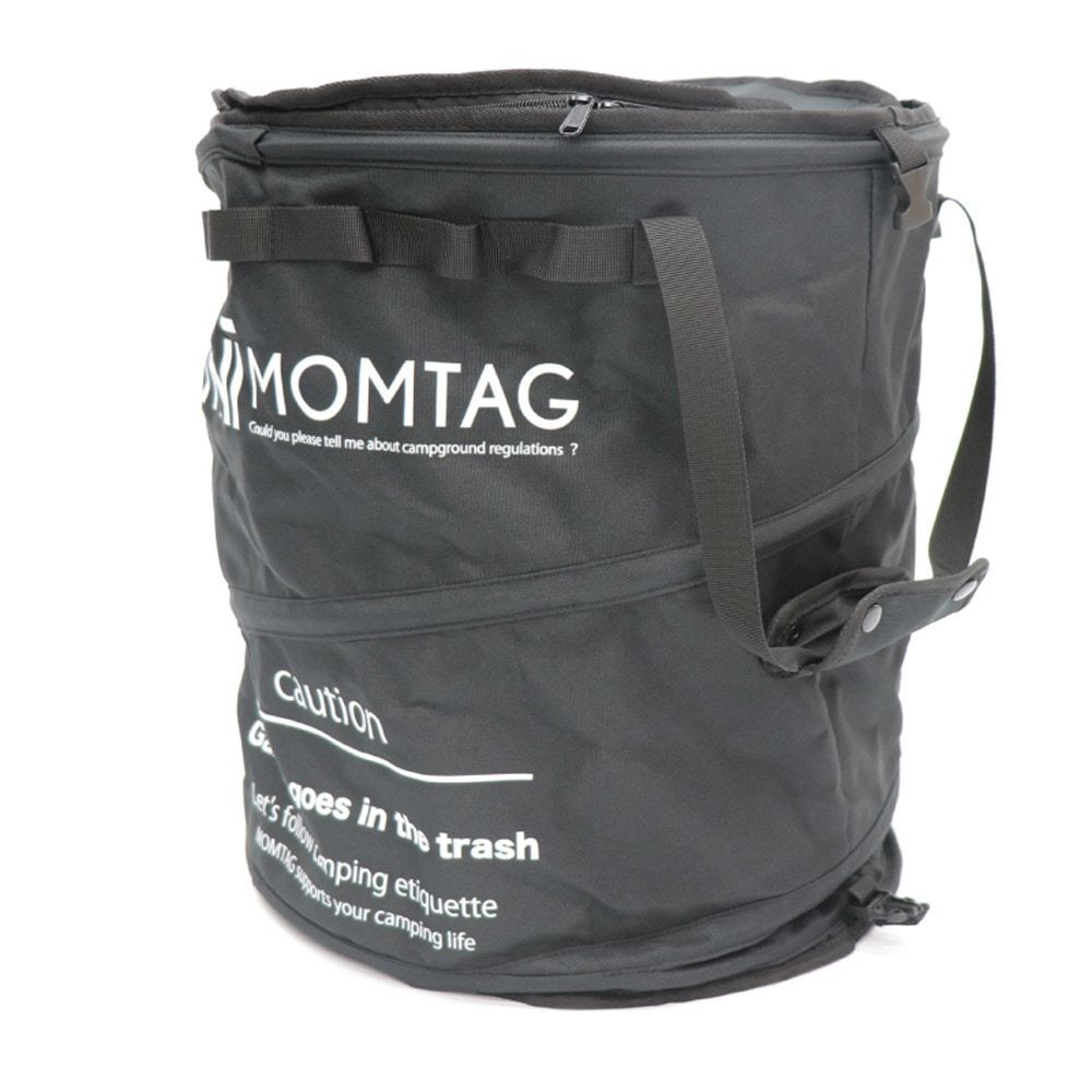 MOMTAG キャンプ用トラッシュバッグ　HDL-3709, ブラック, -