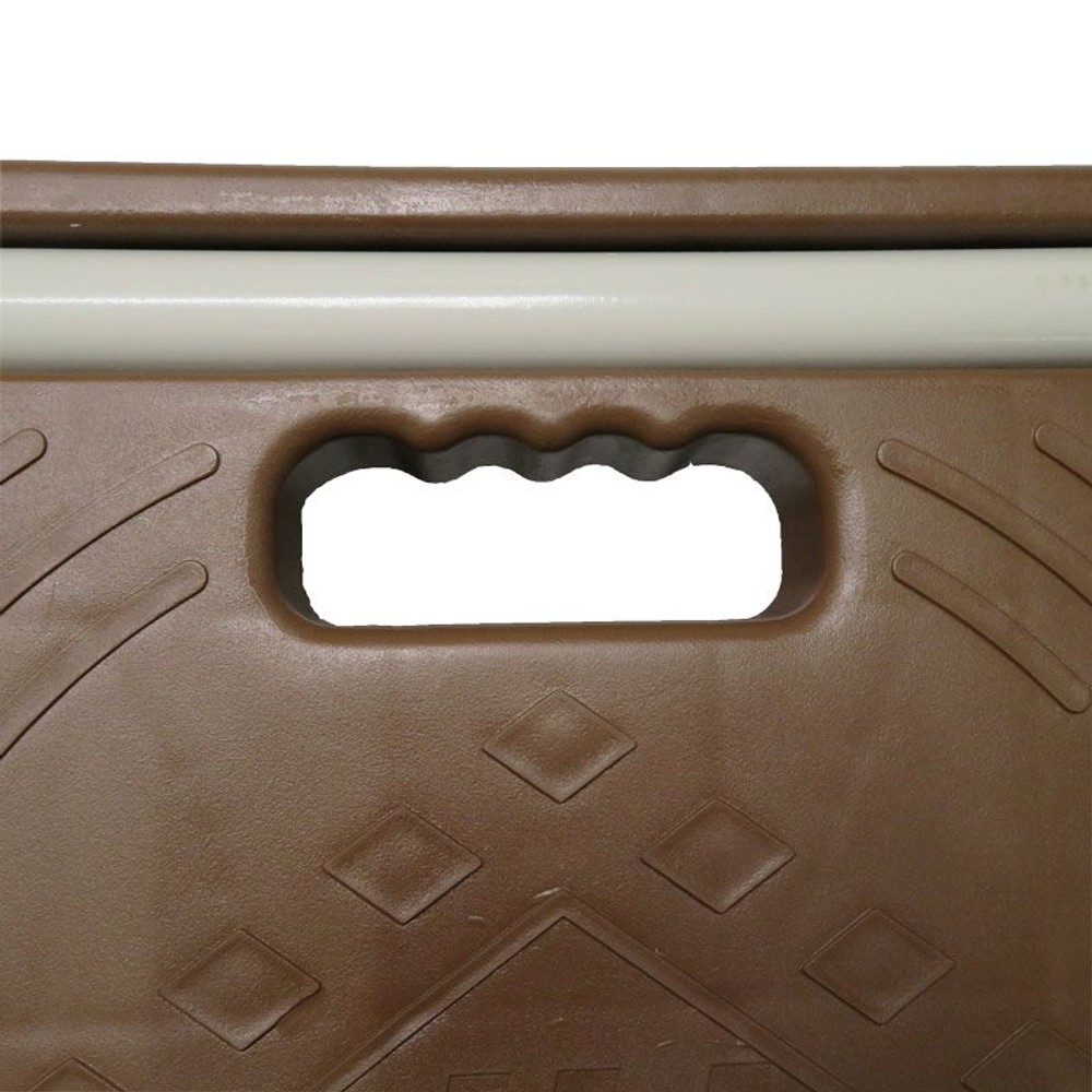 音が静かなハンドル収納式台車　ブラウン, ブラウン, 4.7kg