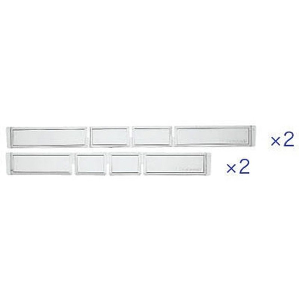 仕切り板　アバンテケースA4浅型用　縦型2枚　横型2枚, クリア, A4浅型