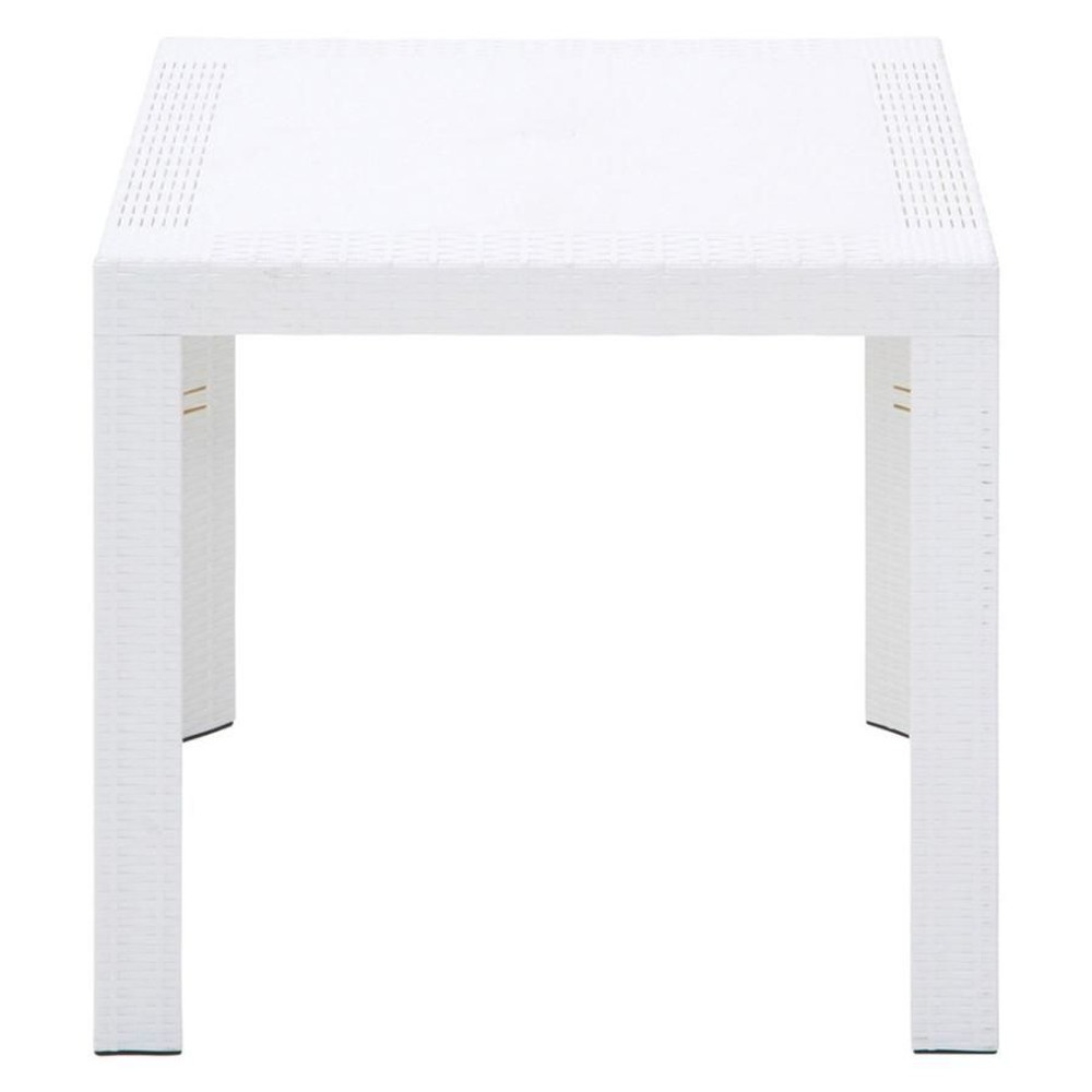 不二貿易  ステラ　テーブル　80角 【メーカー直送・代引不可】, ホワイト, 80cm角