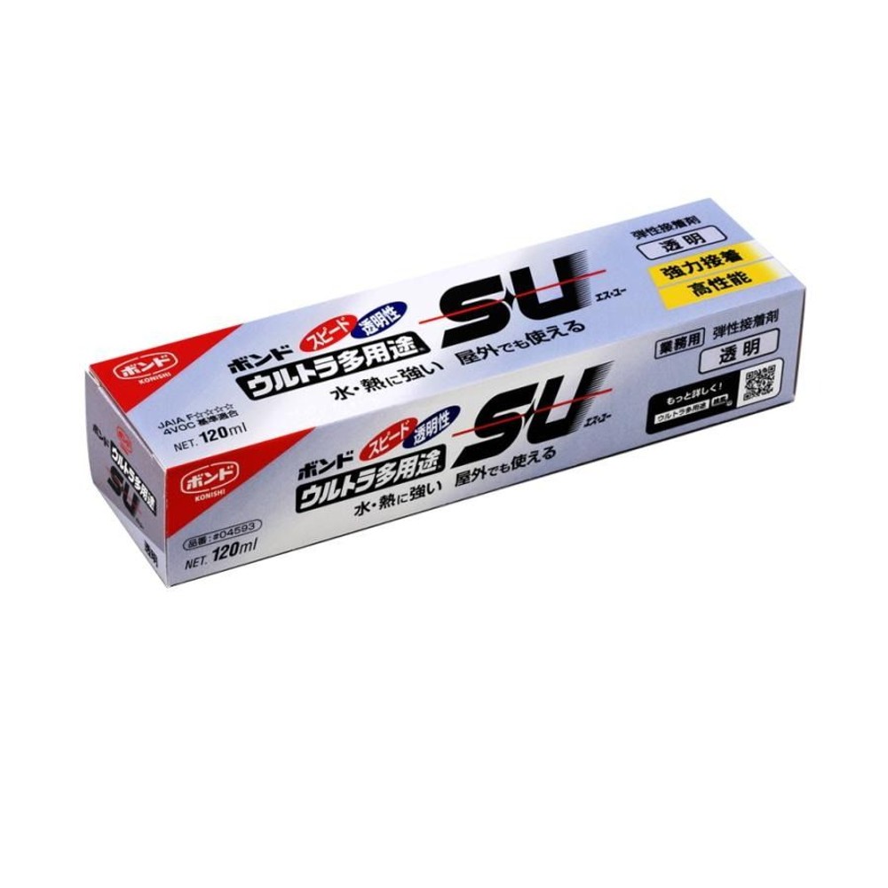 コニシ ボンド ウルトラ多用途SU クリヤー 120ml, クリヤー, 120ml