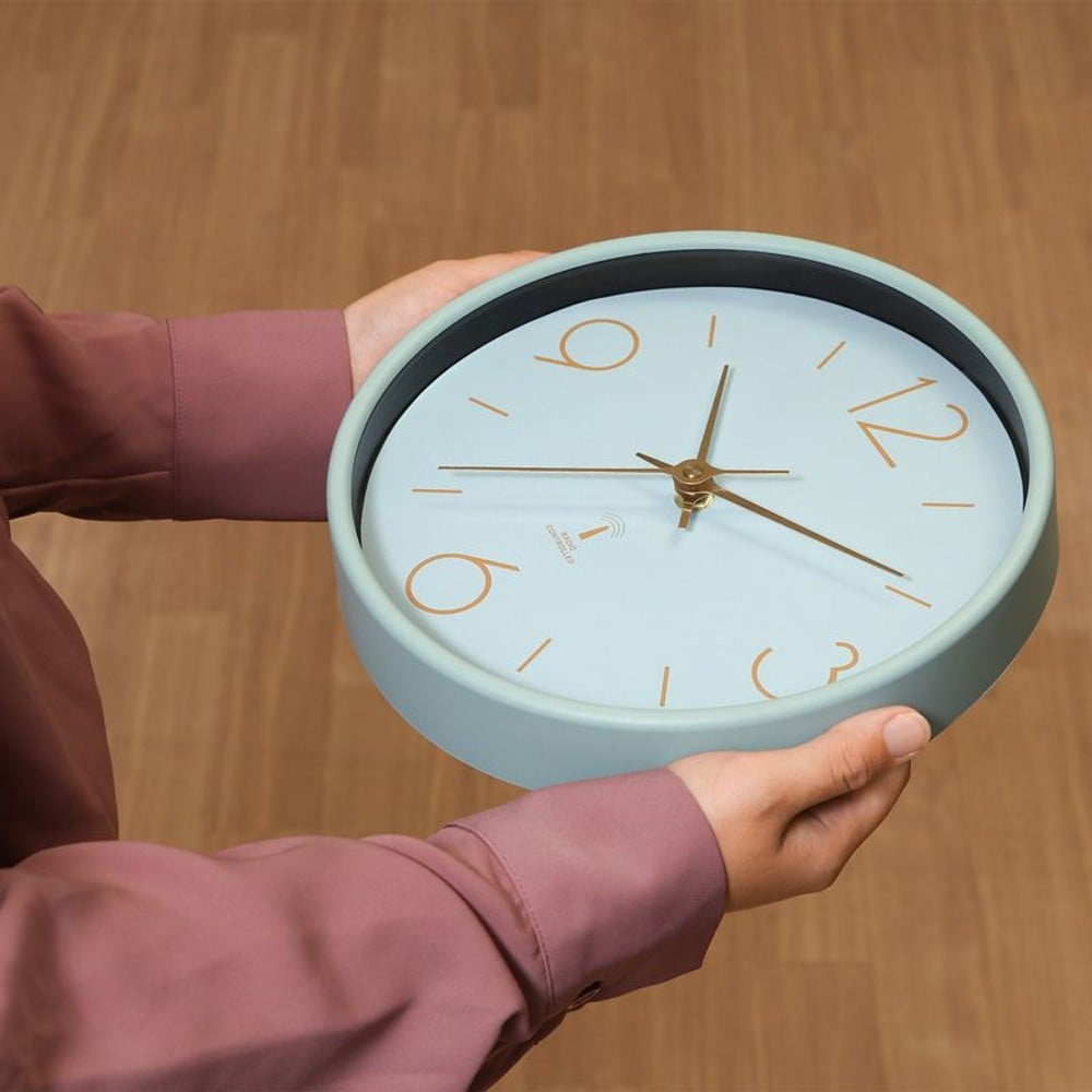 電波掛時計　アリオス　25cm, ホワイト, 25cm