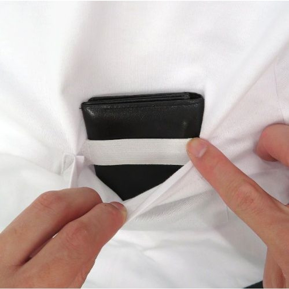 ポケットから物が落ちにくい吸汗速乾 半袖Ｔシャツ 丸首 ネイビー, ネイビー（3L）, 3Lサイズ