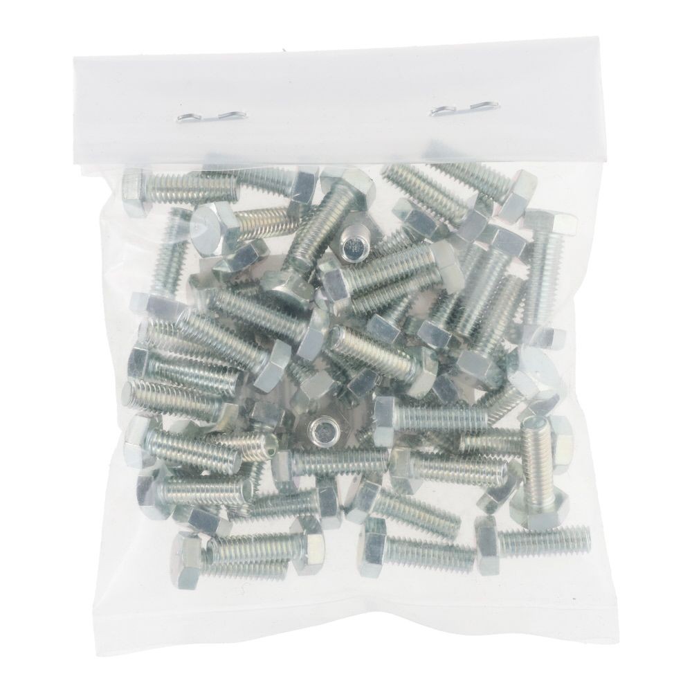 ユニクロ　六角ボルト　Ｍ４&times;１２　５０入, ボルト, 50個入り