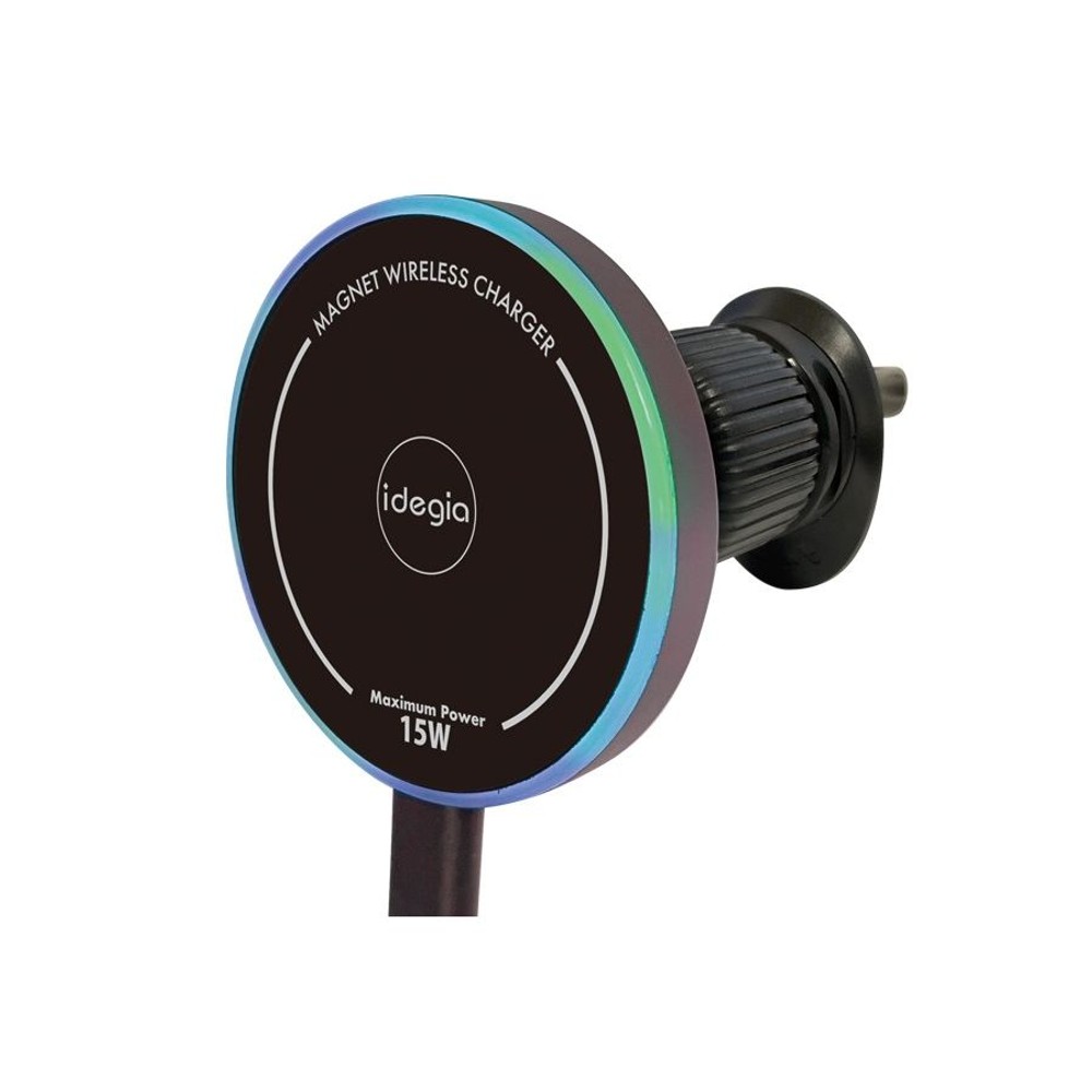 アークス Qiワイヤレスマグホルダー15W エアコンタイプ X-356, ブラック, X-356