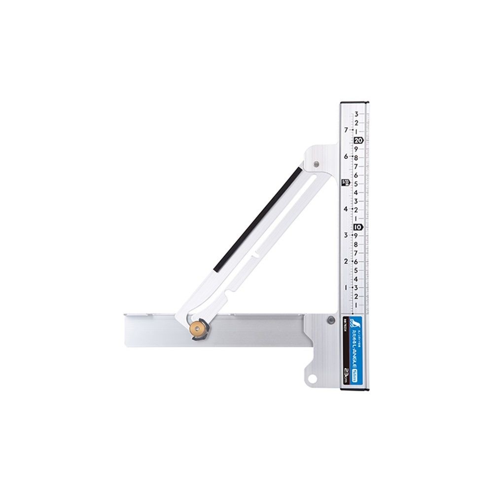 丸ノコガイド定規 たためるエルアングル Slim 23cm, 78254, 23cm