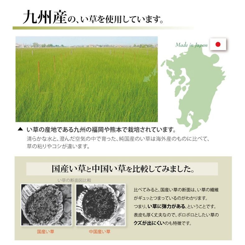 純国産 い草 上敷き カーペット 糸引織 『湯沢』 本間 【メーカ直送・代引不可】, い草, 本間1畳(約95&times;191cm）