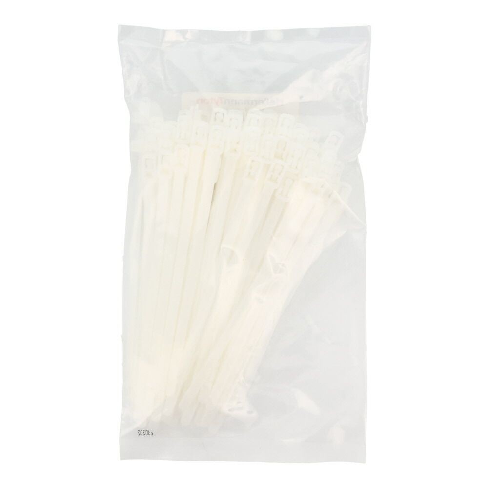 TYTON  アウトレバーリピートタイ, 乳白, 100本入