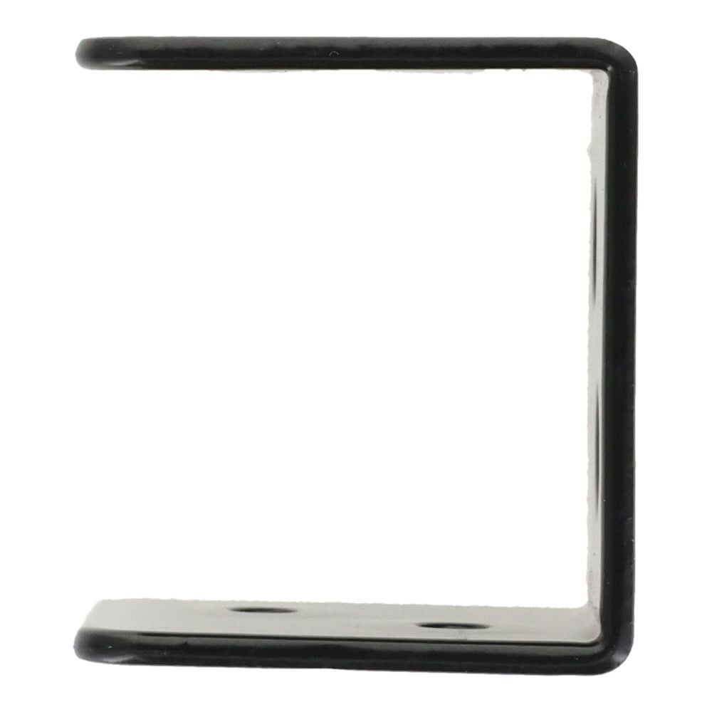２&times;４金具コの字型　３５&times;３７&times;４２, 黒, コの字