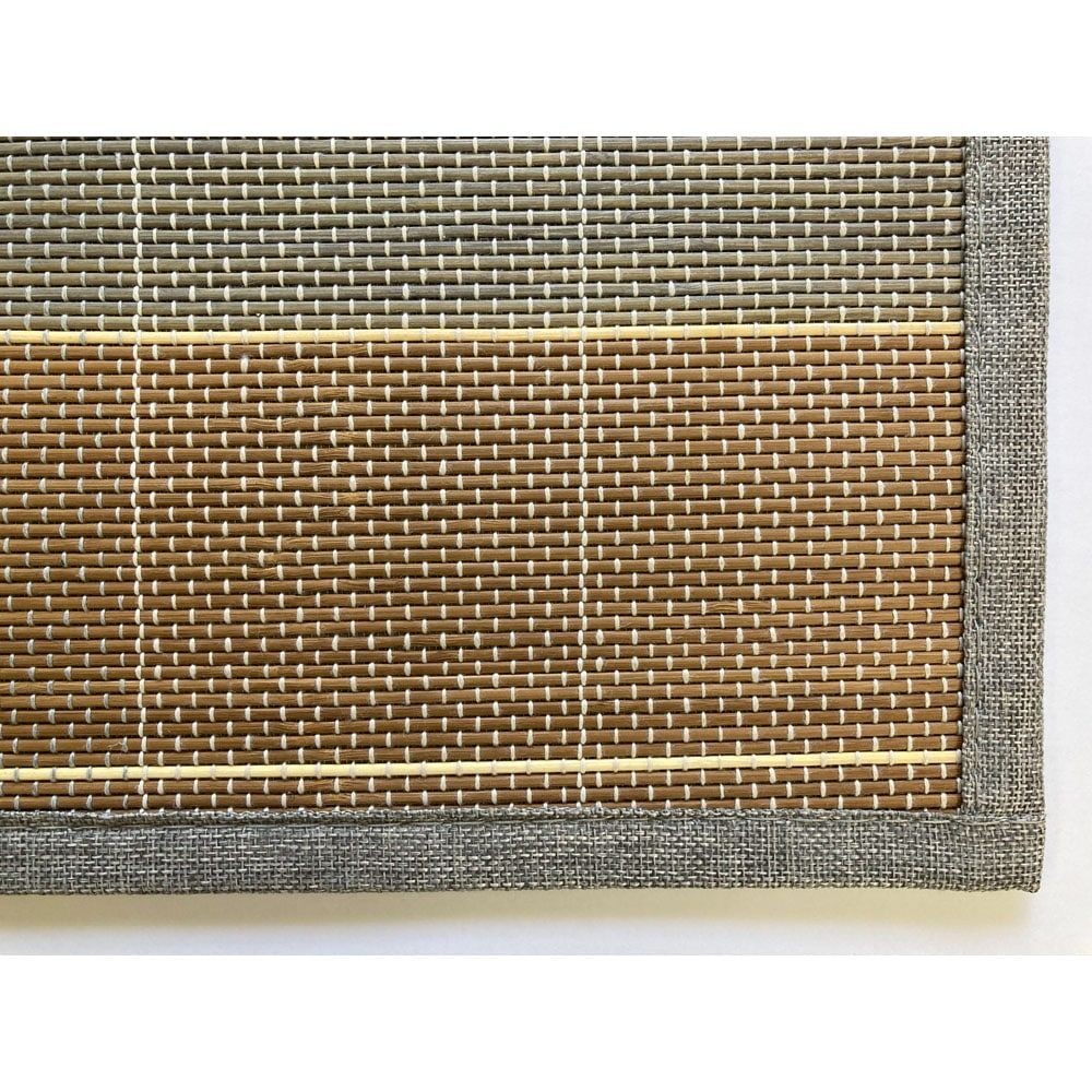 大島屋 竹ラグ ニクス ベージュ 【メーカー直送 代引不可】, ベージュ（120×180）, 180×180cm