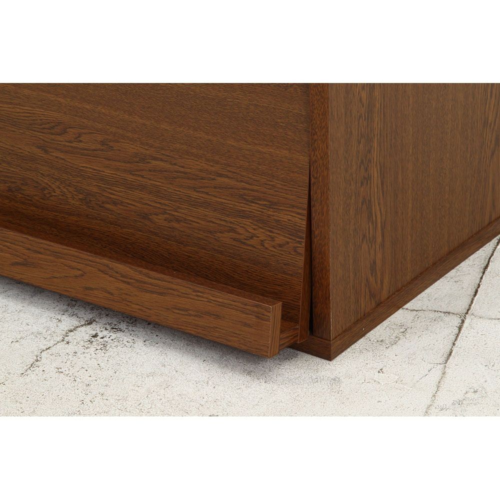 不二貿易 ディスプレイラック　４マス　オークＢＲ　ＤＰ８０８５【メーカー直送・代引不可】, ブラウン, 幅800mm×奥行400mm×高さ850mm