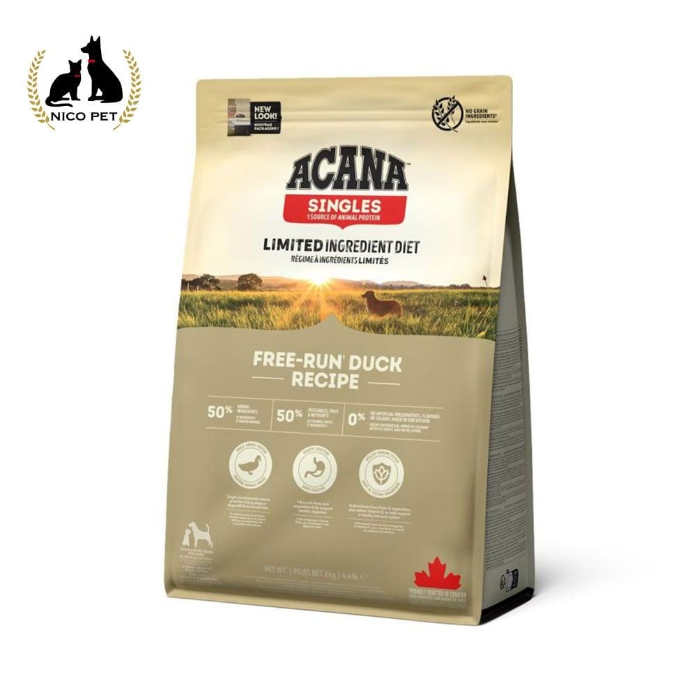 ACANA(アカナ) フリーランダック 2kg, フリーランダック, 2.0kg