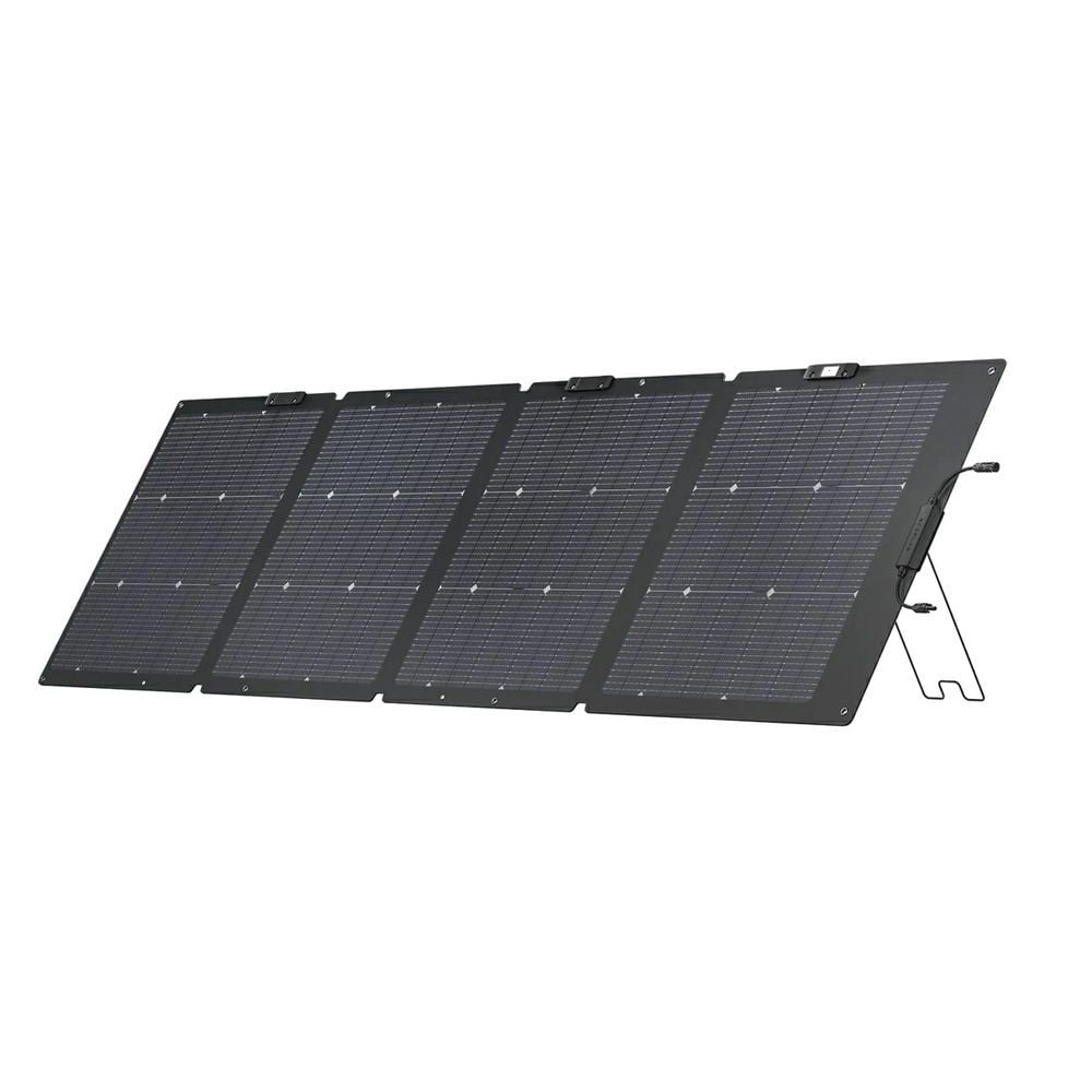エコフロー EcoFlow 220W 両面ソーラーパネル Gen2 EFSOLAR220W-N, ブラック, 幅820mm&times;奥行1835mm&times;高さ25mm