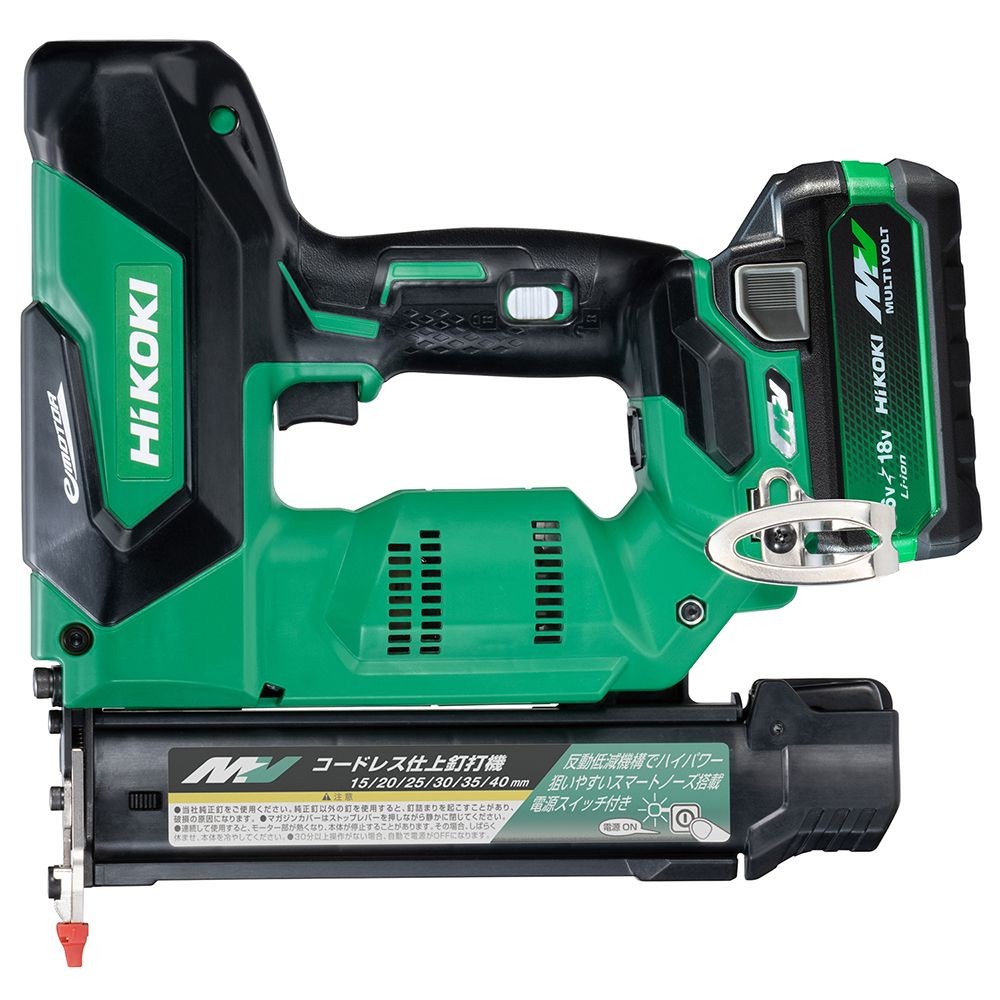 ハイコーキ　HIKOKI ３６Ｖ仕上釘打機（蓄電池１個、充電器付き） NT3640DA (XPZ), グリーン, NT3640DA (XPZ)