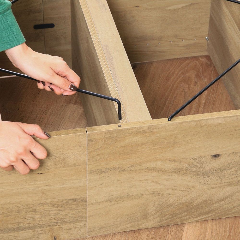 不二貿易 ＥＺＢＯオープンラック６段　ＯＡＫ　ＮＡ【メーカー直送・代引不可】, ナチュラル, 幅600mm&times;奥行306mm&times;高さ1800mm