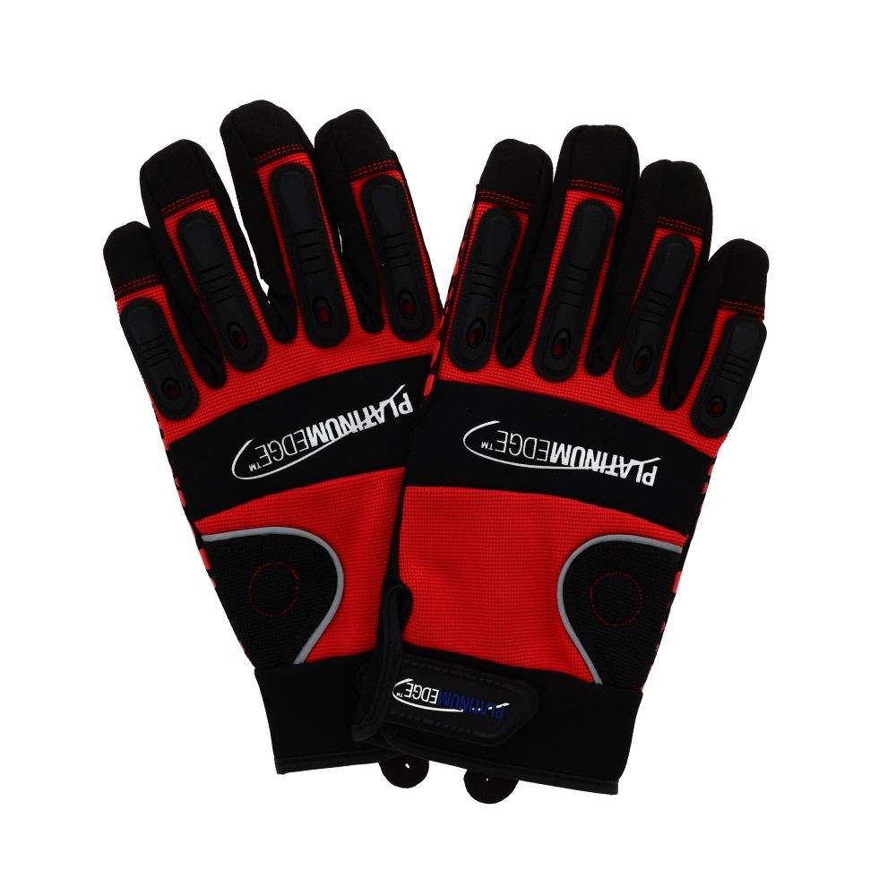 ワーキンググローブ　超すべり止め, レッド（M）, Mサイズ