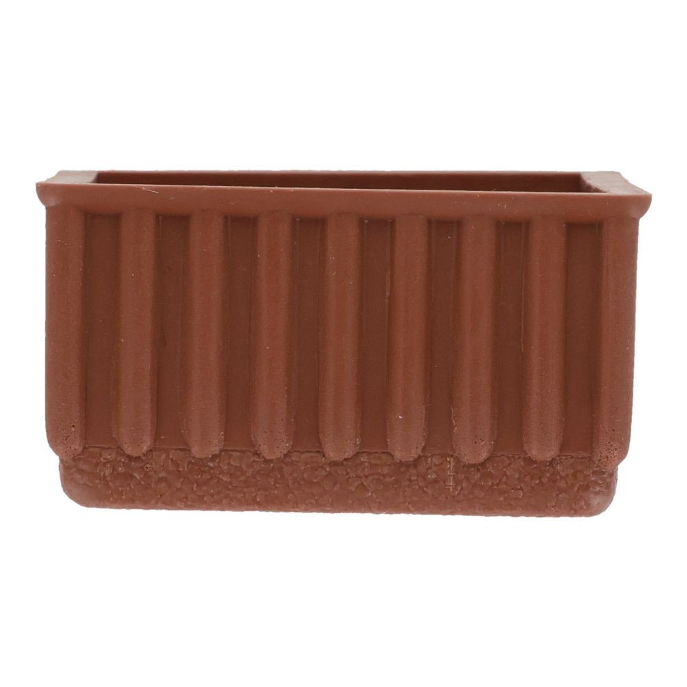 イス脚キャップ　角　茶, 茶(21), 21mm