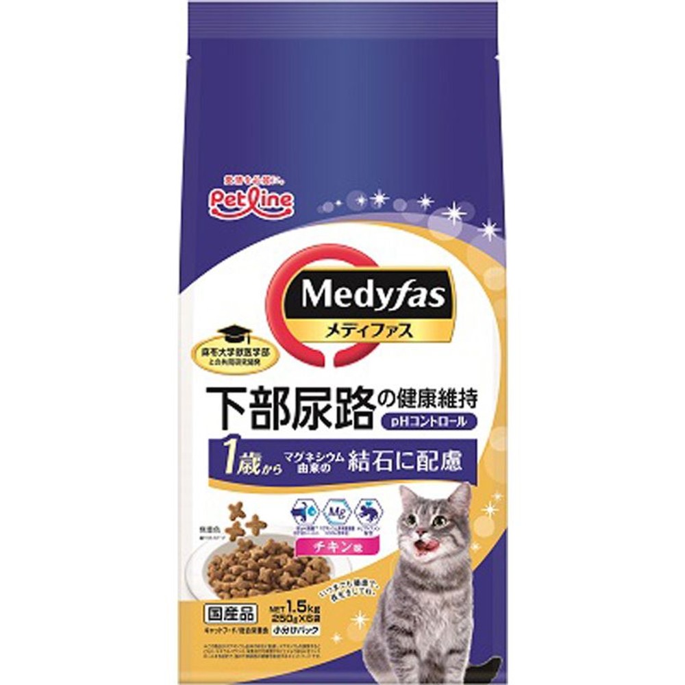 ペットライン　メディファス1歳からチキン味1．5ｋｇ, 1歳からチキン, 1.5kg