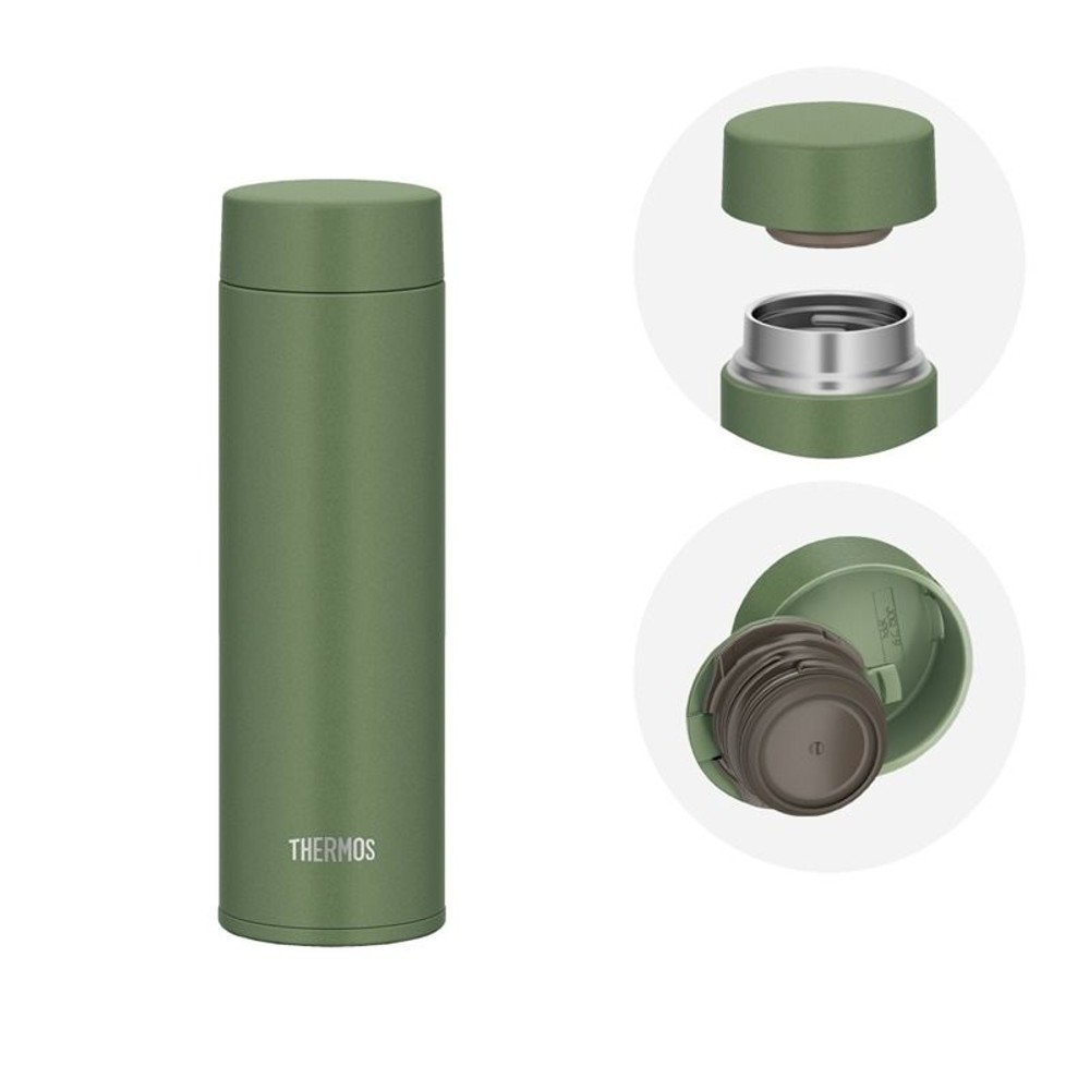 サーモス　真空断熱ケータイマグ ＪＯＱー４８１ ＫＫＩ, カーキ, 480ml