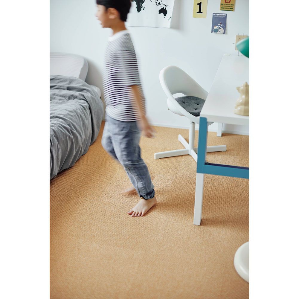 東リ　遮音タイルカーペット　ＡＫ8003ＳＣ &times;10個セット, ライトブラウン, 40cm