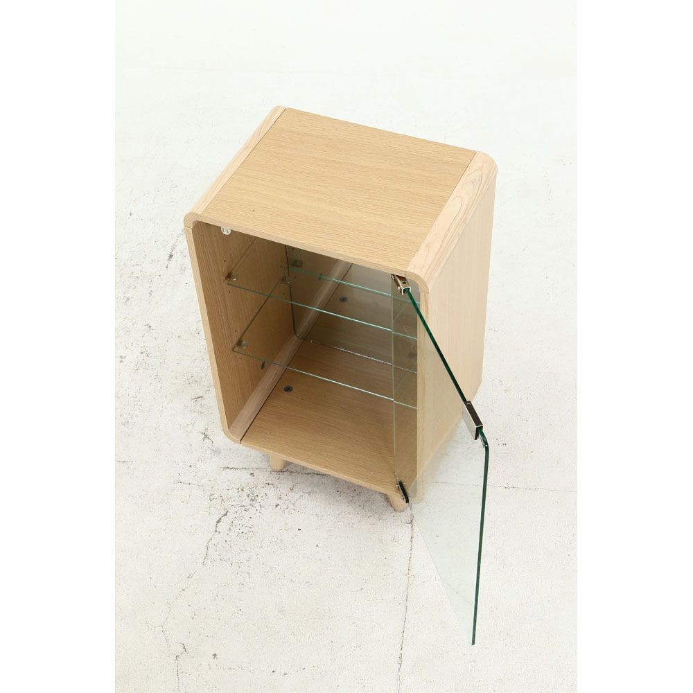 不二貿易 コレクションシェルフ　クレール　ミドル　オークナチュラル【メーカー直送・代引不可】, オーク, 幅360mm&times;奥行265mm&times;高さ600mm