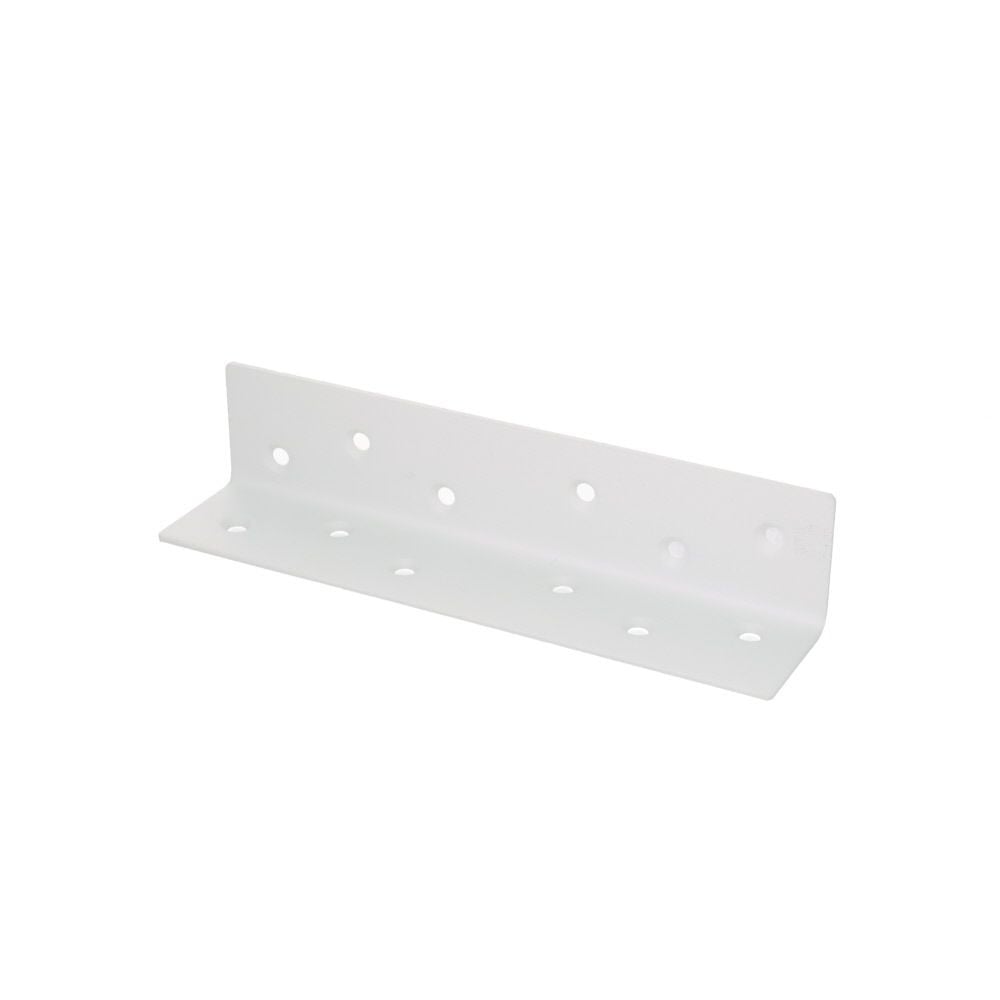 DAIDOHANT 2&times;4サポート L型アングル タイプ2 24-A2-WH, ホワイト, 1個入り