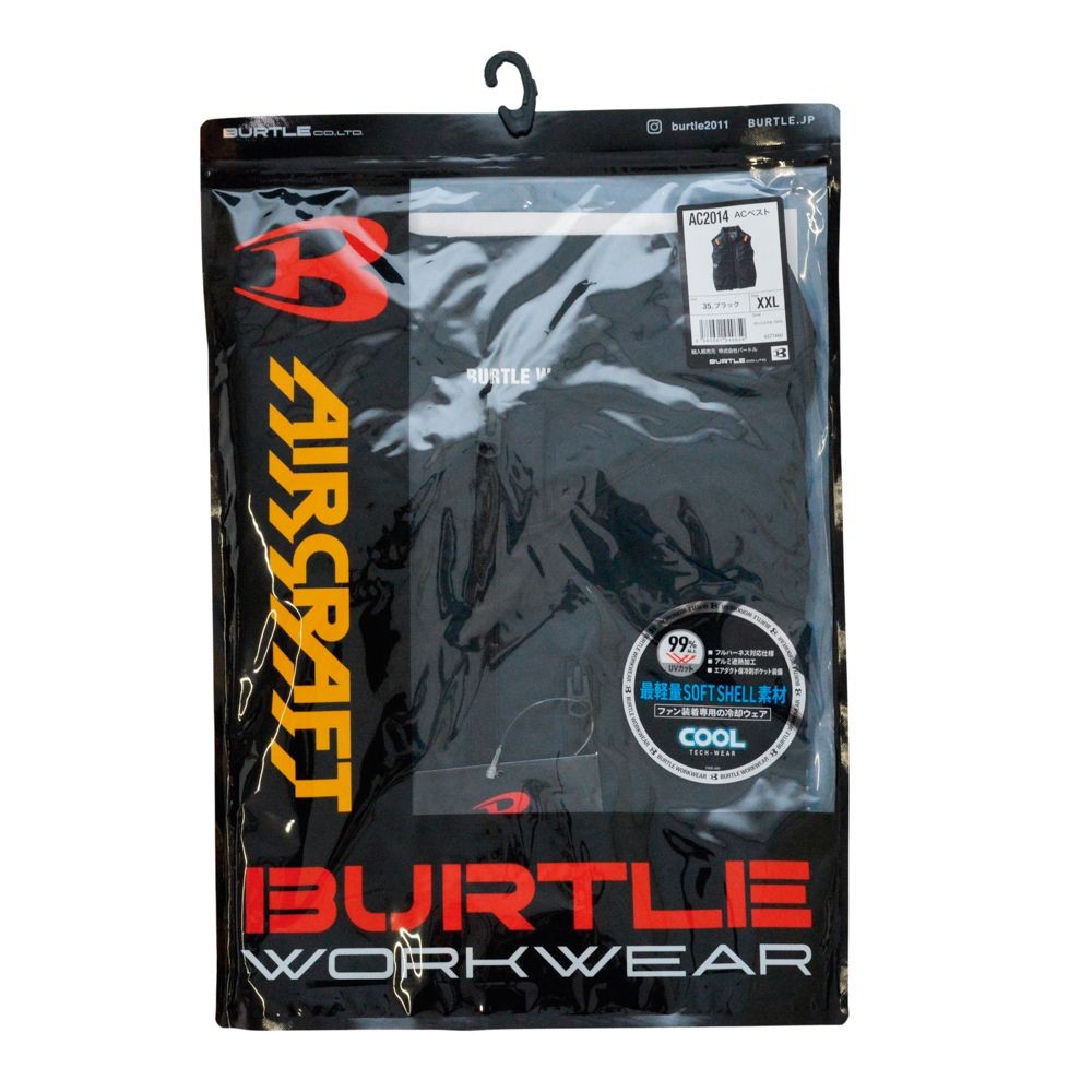 エアークラフト ACベスト AC2014 ブラック, ブラック, Mサイズ