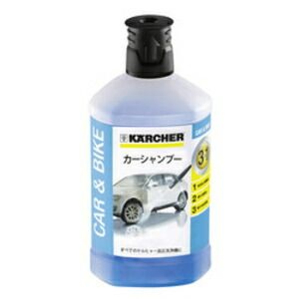 ケルヒャー　高圧洗浄機用 3in1カーシャンプー 6.295-750.0, 弱アルカリ性, 1.0L