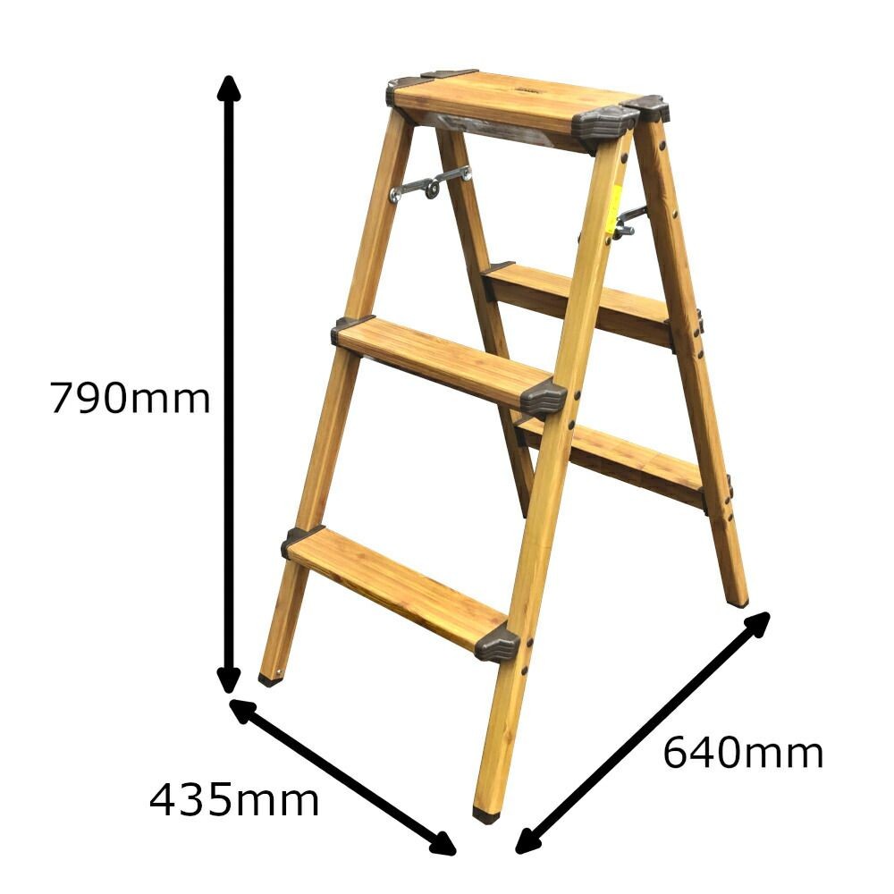 アルミステップ木目調, 木目調（1段）, 1段