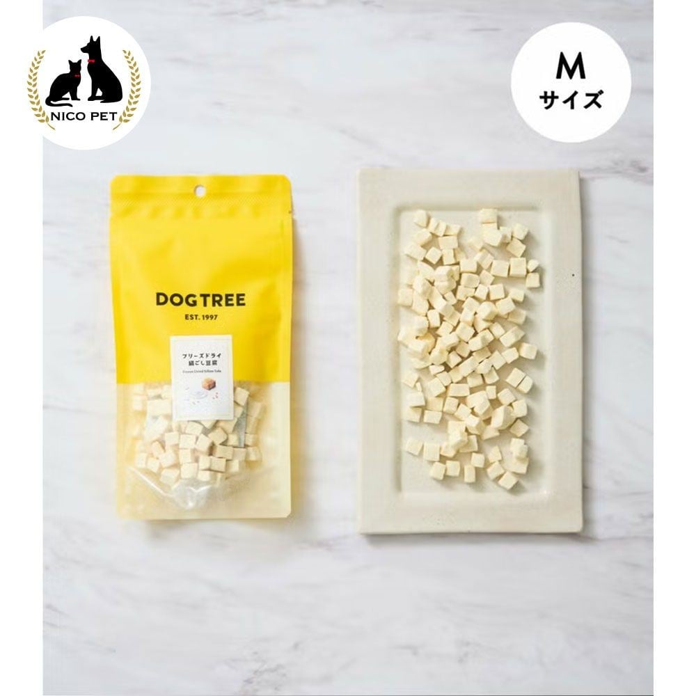 ドッグツリー フリーズドライ絹ごし豆腐 M 15g, 絹ごし豆腐, 15g