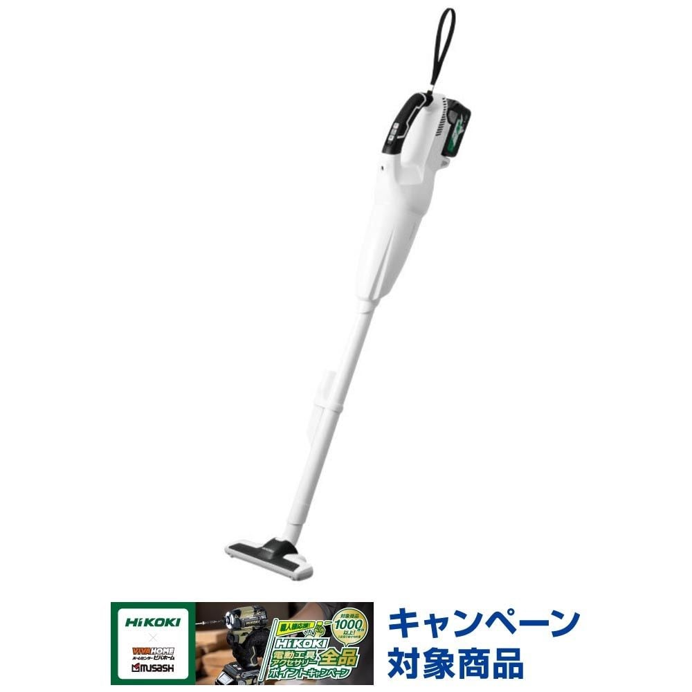 HiKOKI ハイコーキ コードレスクリーナー R36DB (NN) ペールホワイト ※本体のみ, ホワイト, R36DB(NN)