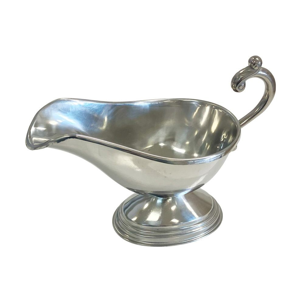 IKD ソースポット中 200cc 18-8, シルバー, 幅93mm&times;奥行190mm&times;高さ145mm