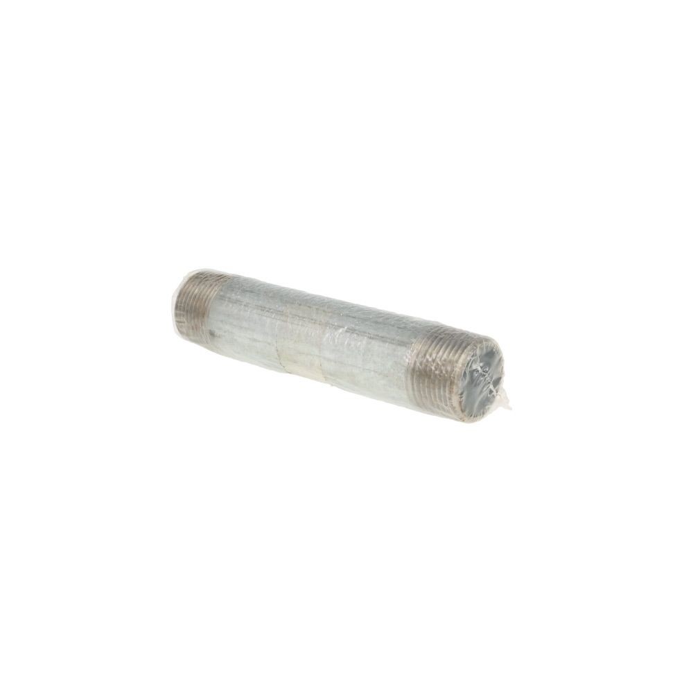 鋼管　ロングニップル　１×１５０, シルバー, 1×150mm