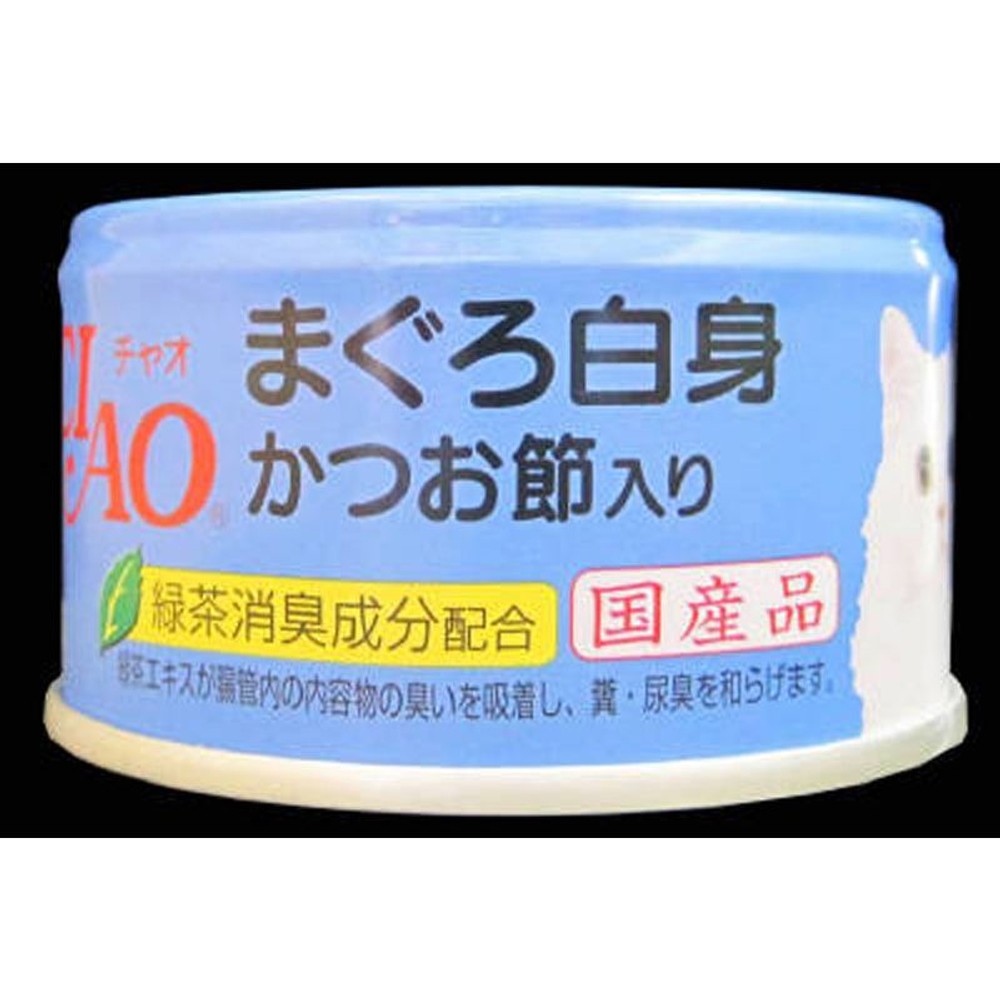 チャオ　まぐろ白身　かつお節入り　85ｇ, かつお節入り, 85g